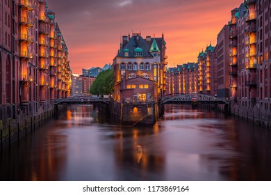 Schiffsdocks in Hamburg