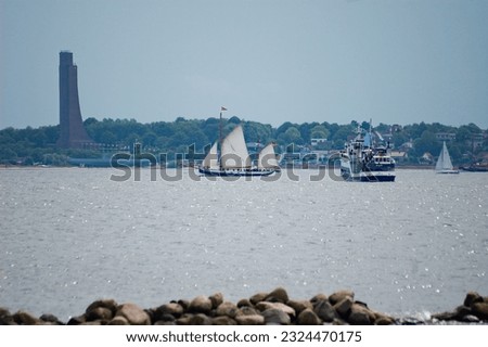 Ships at the Balticsea in sailing week