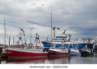 Ships In The Port Of Skagen, Jutland, Denmark