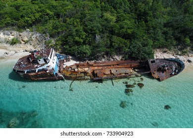 Shipwreck in Anguilla