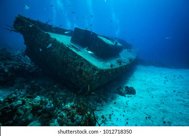 Shipwreck In The Bay Of Pigs