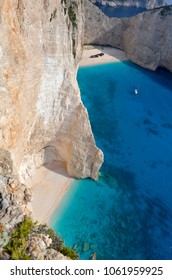 Shipwreck Beach On Zakynthos