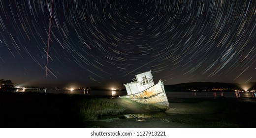 Shipwreck In Inverness, California