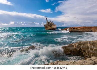 Shipwreck Near Paphos Cyprus