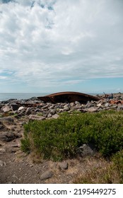 Shipwreck On Monhegan Island Maine