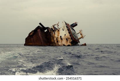 Shipwreck, Rusty Ship Wreck