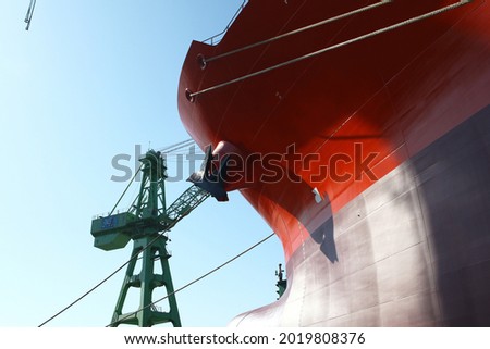 shipyard shipbuilding industry ship work crane