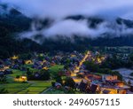 shirakawago and sea of clouds