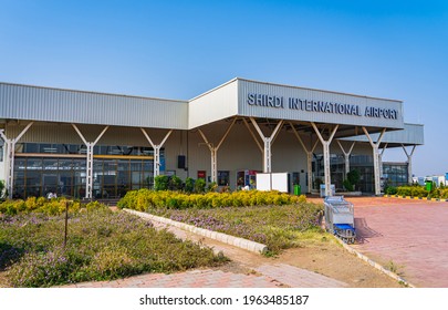 Shirdi, India - March 16, 2021: Shirdi Airport, Located About 14-km South-West Of The Town Of Shirdi, Is The Fourth Busiest Airport In The State Of Maharashtra After Mumbai, Pune, And Nagpur. 