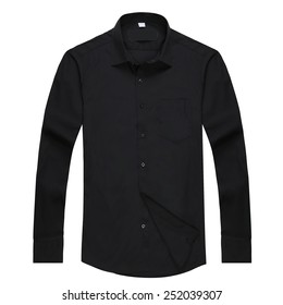 black dress shirt with design