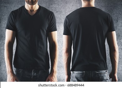 Download Black Tshirt Front Back Images Stock Photos Vectors Shutterstock