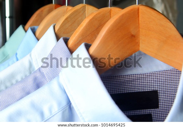 shirts at the dry\
cleaners