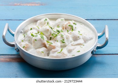 Shish Barak -  A Traditional Arabic Dish, Made Of Tiny Meat Dumplings Cooked In A Plain Yogurt Stew