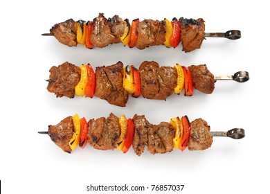 Shish Kebab On Skewers