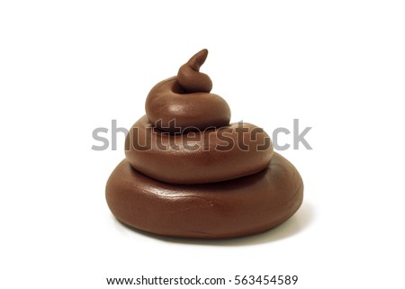 shit made of polymer clay.