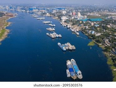 Shitallakkha River, Is One Of The Key Rivers In Dhaka. The River Is Located In Narayanganj District. Lots Of Cargoships Bring Goods Using The River.