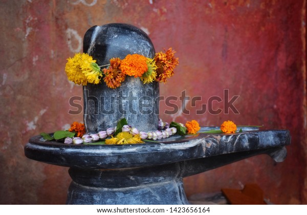 Shiva Lingam Lord Shiva Indian God Stock Photo Edit Now 1423656164