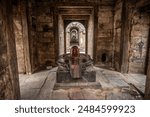 Shiva Lingam in Pashupatinath temple the most holy Hinduism places in Kathmandu, Nepal. Shiva Lingam is a powerful symbol of Lord Shiva in Hinduism.