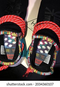 Shizuoka, August 20 2019 : adidas pharrel william sneakers