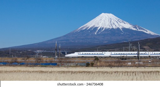 Bullet Train Mount Fuji Images Stock Photos Vectors Shutterstock