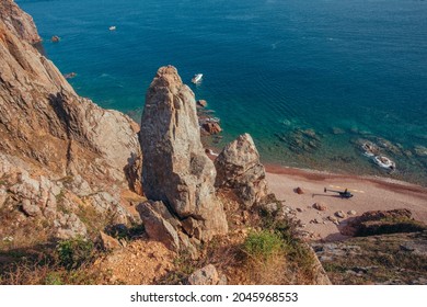 Shkot Island. Located In Peter The Great Gulf Of The Sea Of Japan.