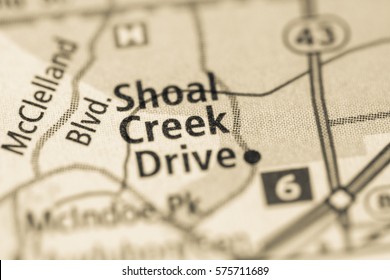 Shoal Creek Drive. Missouri. USA