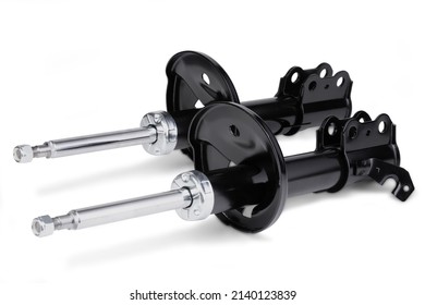 Shock Absorber For Auto Front Axle, Gas Pressure, Twin-Tube, Suspension Strut, Bottom Clamp, Top Pin