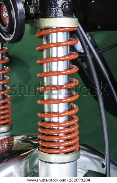 Shock Absorber\'s motorcycle for reducing\
vibration when driving.