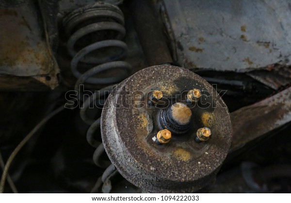 Shock absorbers for an old\
car