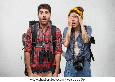 Similar – Image, Stock Photo TOURIST Human being