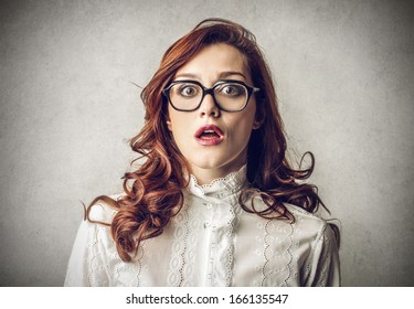 Shocked Woman Stock Photo 166135547 | Shutterstock