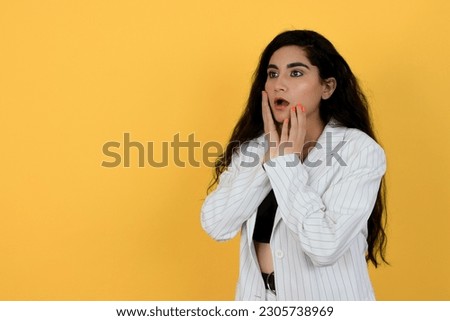 Shocked and Shocked Young Indian Girl - Face Expression