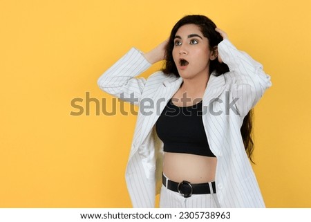 Shocked Young Indian Professional Woman - Face Expression