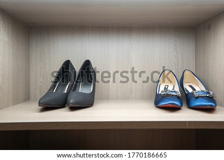 shoe cabinet in luxury hotel