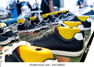 Shoe Making Production Line In Footwear Industry