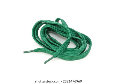 shoelace isolated on white background