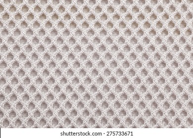 Shoes And Clothing Of Mesh Fabric Texture