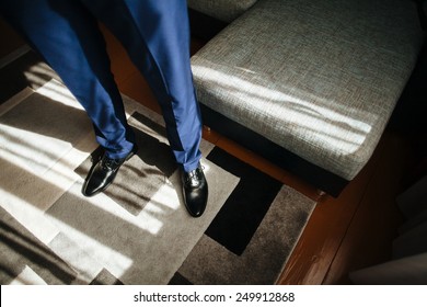 Shoes Legs Man Stock Photo (Edit Now) 249912868