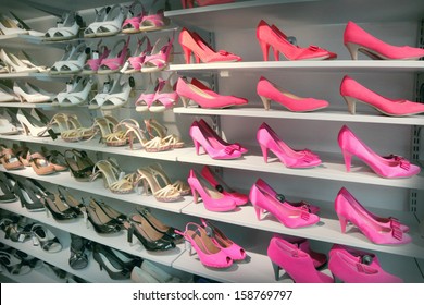 Women Shoe Rack Images Stock Photos Vectors Shutterstock
