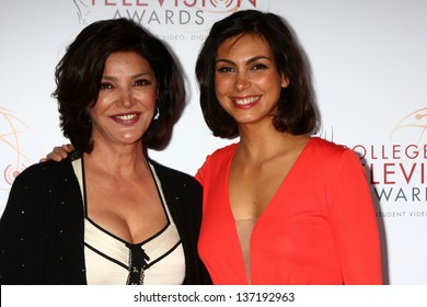 Shohreh Aghdashloo, Morena Baccarin At The 2013 College Television Awards, JW Marriott, Los Angeles, CA 04-25-13