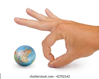 shoot a small globe