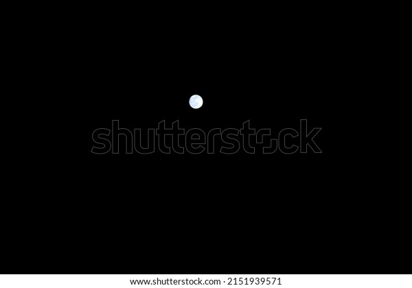 Shooting moon in the dark of\
night