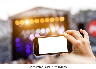 Shooting mobile phone  Concert show