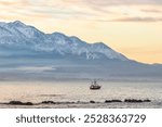 Shooting sunrise of Kaikoura in New Zealand