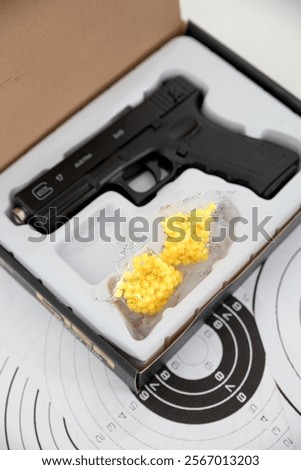 Shooting target for close-up shooting