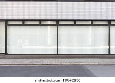 Shop Boutique Store Front With Big Window And Place For Name