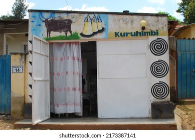 Shop Front Of A Small, Local Milk Bar In Kigali, Rwanda