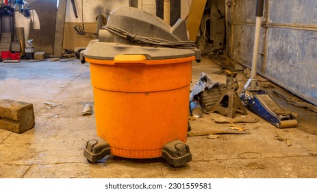 A Shop Vac in a Workshop