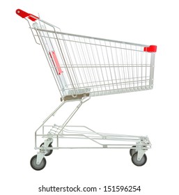 Shopping Cart, Isolated On White