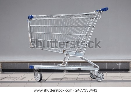 Image, Stock Photo Shopping cart wheel
